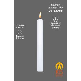   Éttermi gyertya - logóval vagy egyedi matricával is elkészíthető