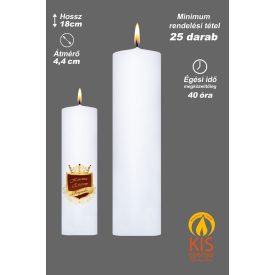   Éttermi gyertya - logóval vagy egyedi matricával is elkészíthető