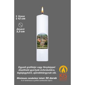 Egyedi matricás gyertya - RENDELÉSRE - (TGYEGY-1233)