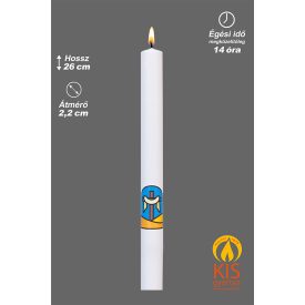 Gyertya húsvéti liturgiára körmenetre 26cm